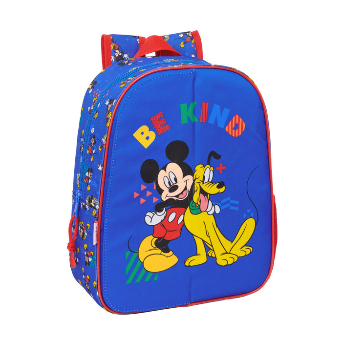 Училищна чанта Mickey Mouse Clubhouse Today Син 26 x 34 x 11 cm