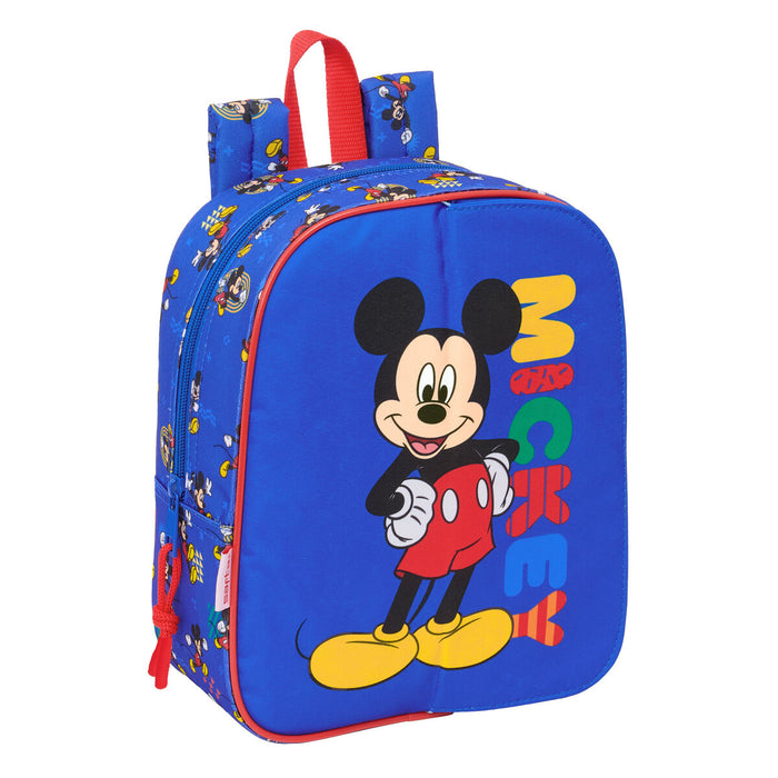 Училищна чанта Mickey Mouse Clubhouse Today Син 22 x 27 x 10 cm