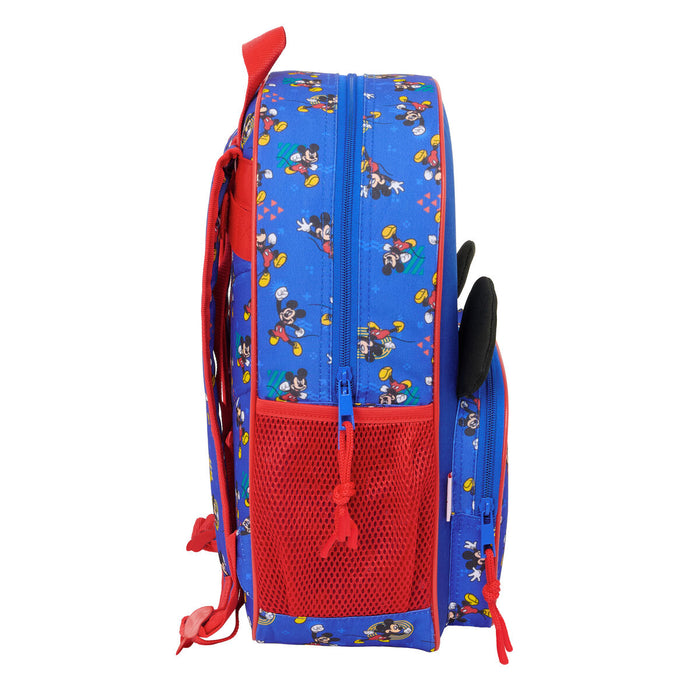 Училищна чанта Mickey Mouse Clubhouse Today Син 32 x 38 x 12 cm