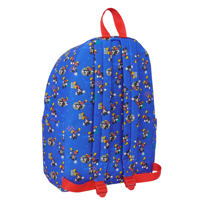 Училищна чанта Mickey Mouse Clubhouse Today Син 31 x 43 x 13 cm