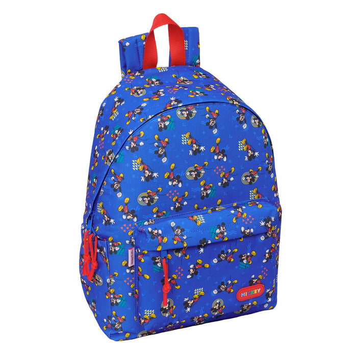 Училищна чанта Mickey Mouse Clubhouse Today Син 31 x 43 x 13 cm