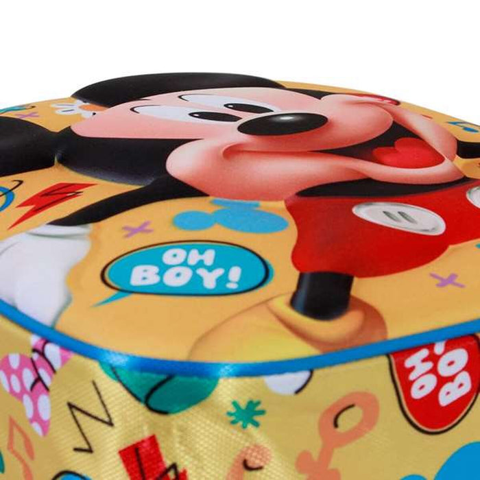 Училищна чанта Mickey Mouse Жълт 30 x 25 x 10 cm