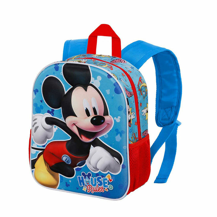 3D училищна чанта Mickey Mouse Karactermania Син 26 x 11 x 31 cm