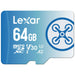 Micro SD карта Lexar FLY 64 GB