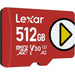 Micro SD карта Lexar LMSPLAY512G-BNNNG 512 GB