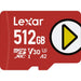Micro SD карта Lexar LMSPLAY512G-BNNNG 512 GB