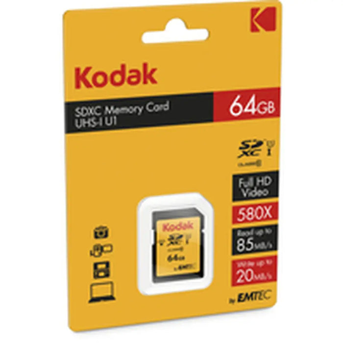 Mикро SD карта памет с адаптер Kodak EKMSD64GXC10K 64 GB