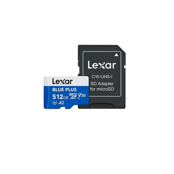 Micro SDXC 512GB 170MB/s UHS-I,A2,V30,U3,BLUE LEXAR