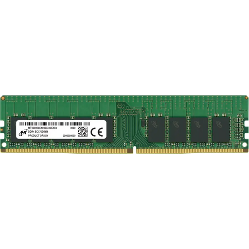 Micron ECC UDIMM DDR4 16GB 1Rx8 3200MHz PC4-25600