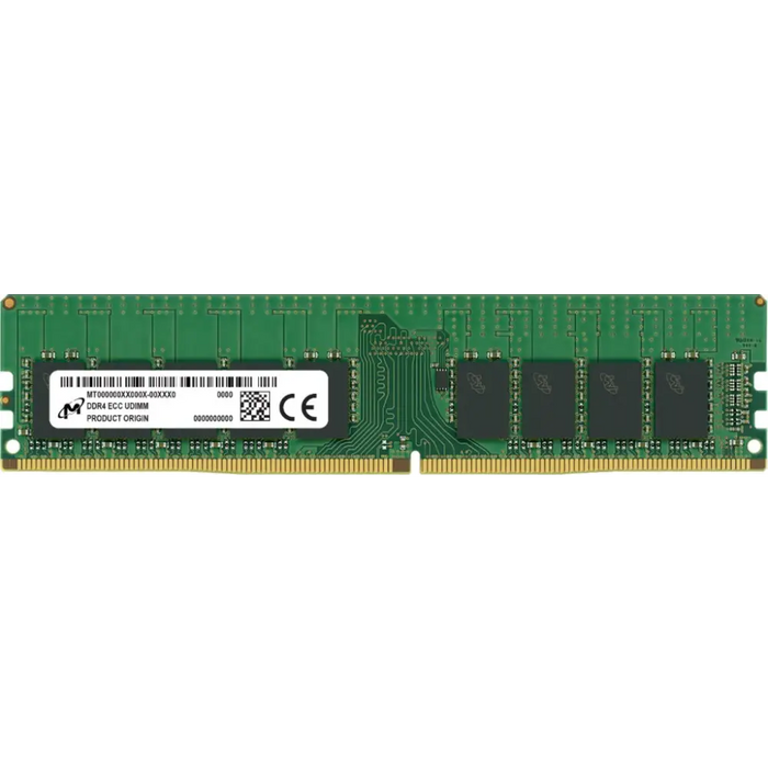 Micron ECC UDIMM DDR4 16GB 1Rx8 3200MHz PC4-25600