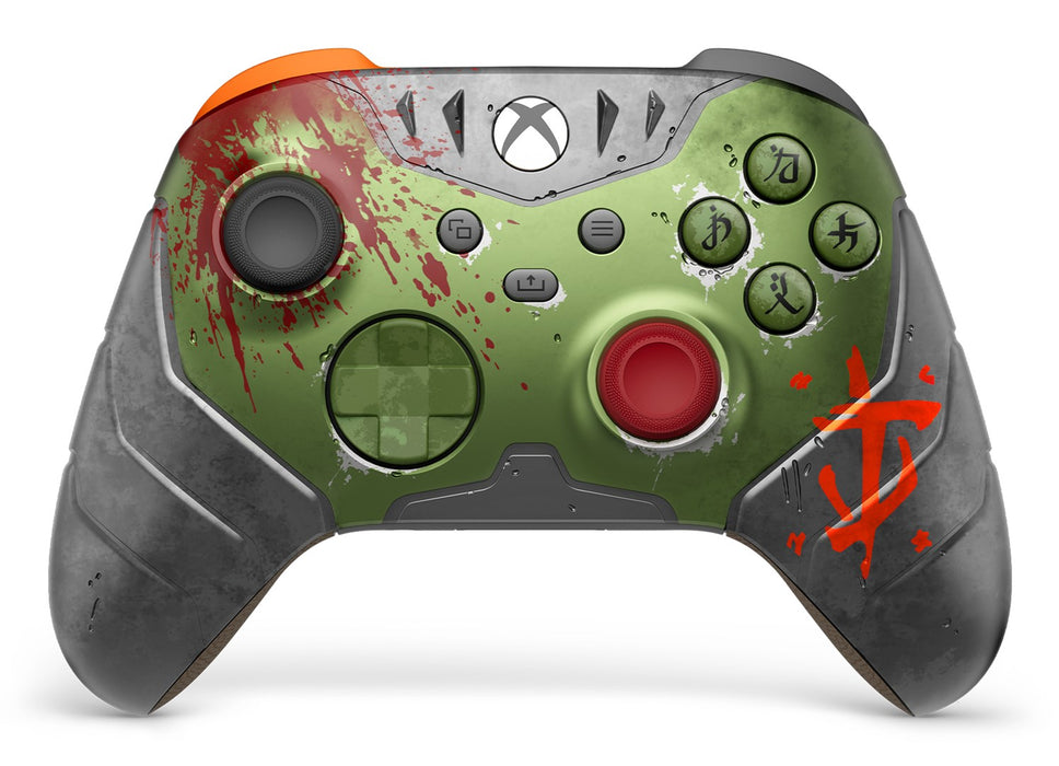 Безжичен геймпад Microsoft Xbox - DOOM: The Dark Ages Limited Edition, многоцветен, Bluetooth/USB, аналогов/цифров, за Android, PC, Xbox One, Xbox Series S, Xbox Series X, iOS