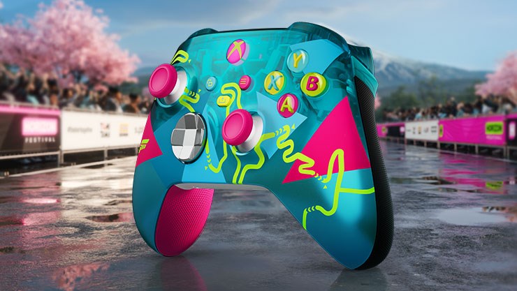 Microsoft Forza Horizon 6 Limited Edition Xbox Controller Многоцветен Bluetooth геймпад за Android, PC, Xbox One, Xbox Series S, Xbox Series X, iOS