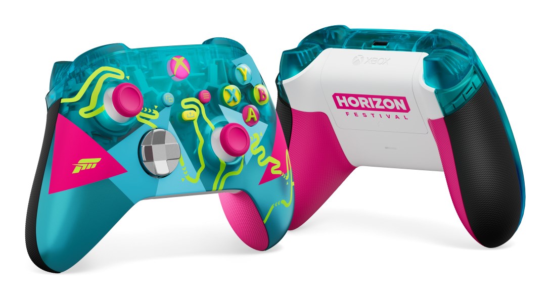 Microsoft Forza Horizon 6 Limited Edition Xbox Controller Многоцветен Bluetooth геймпад за Android, PC, Xbox One, Xbox Series S, Xbox Series X, iOS