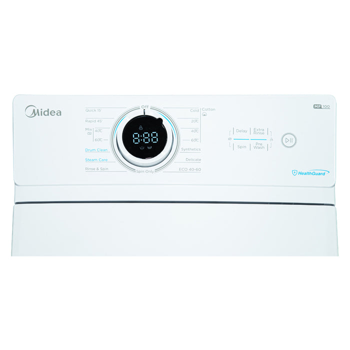 Пералня с горно зареждане MIDEA MF100T70B/W-HR 7.0 kg, 1200 об/min, ИНВЕРТОРЕН МОТОР