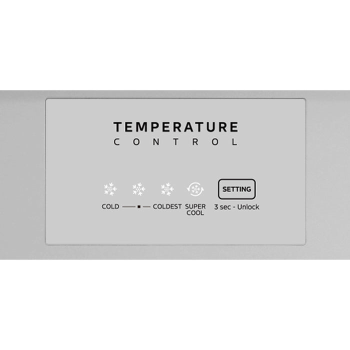 Хладилник с горен фризер MIDEA DRT385MTE01 165.70 см
