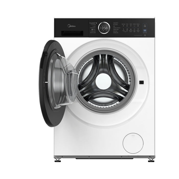 Пералня MIDEA MF205W80BA30/W-BK 8.0 kg, 1400 об/min, ИНВЕРТОРЕН МОТОР
