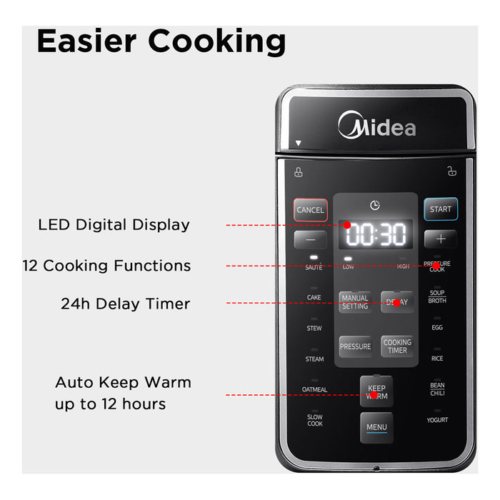MULTICOOKER MIDEA MPC802SAMK