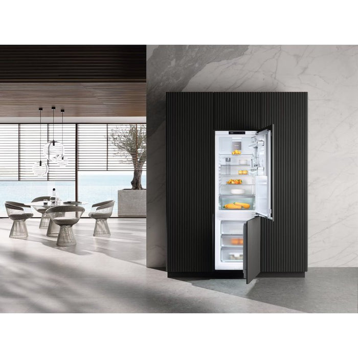 Вграден хладилник с фризер MIELE KFN 7734 B , 253 l, B , Да