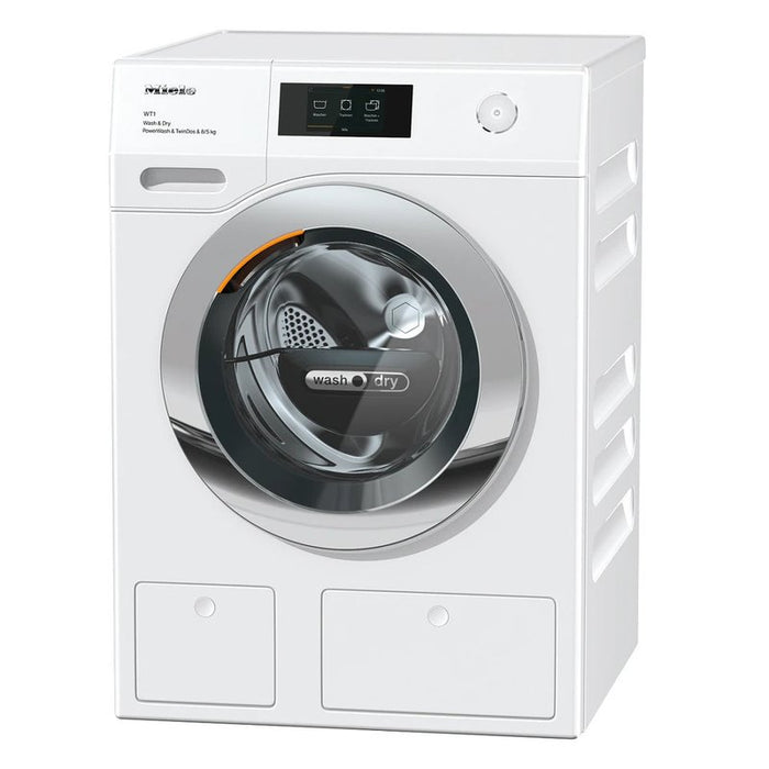 Пералня със сушилня MIELE WTR870WPM , 1600 об./мин., 8.00 kg, 5 kg, D , Бял