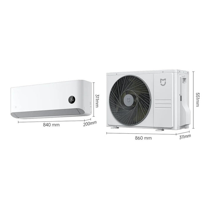 Климатик Xiaomi MIJIA ASH-12WO/N2C2-EU , 12000 охл/отопление BTU, A++ , Инверторни системи
