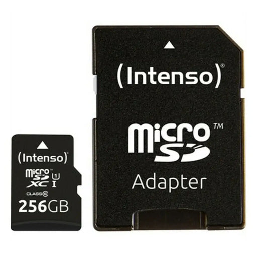 Mикро SD карта памет с адаптер INTENSO 3423492 256 GB 256 GB