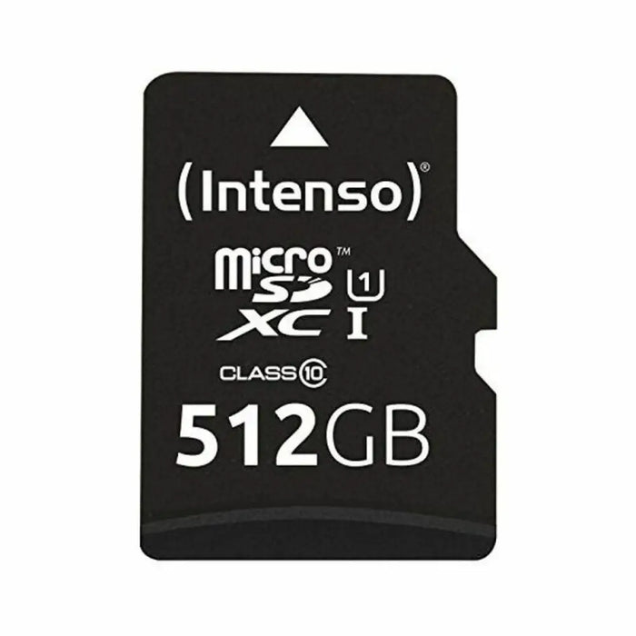 Mикро SD карта памет с адаптер INTENSO 3423493 512 GB 45