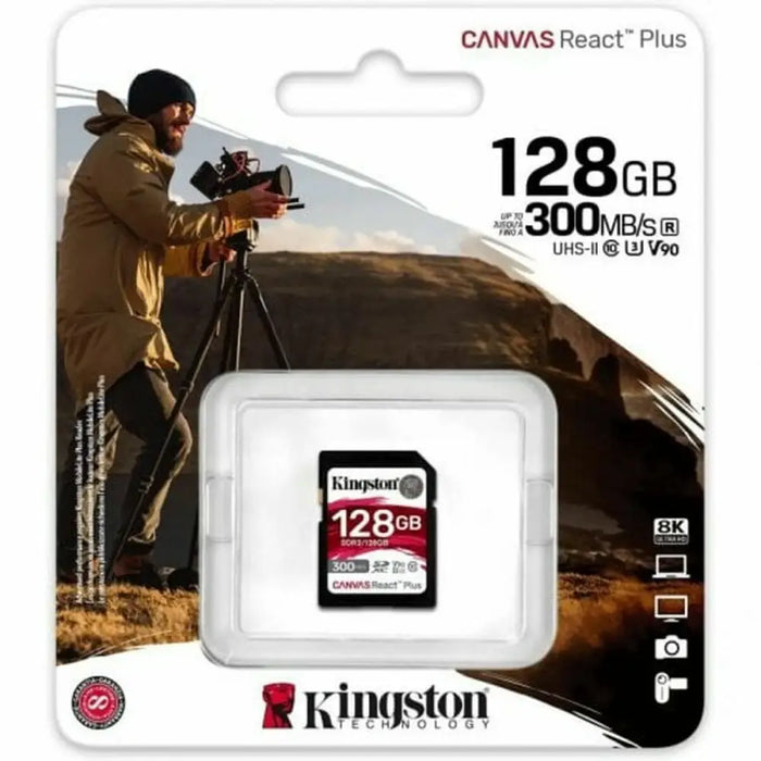 Mикро SD карта памет с адаптер Kingston SDR2/128GB 128 GB