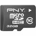 Mикро SD карта памет с адаптер PNY SDU32GBHC10HP-EF Клас 10