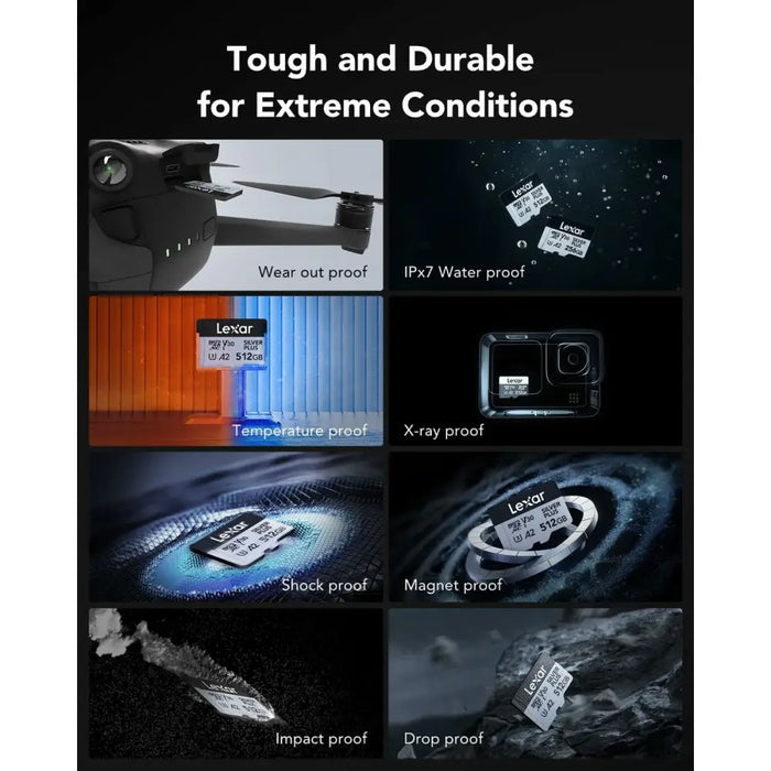 Mикро SD карта памет с адаптер Lexar LMSSIPL512G-BNANG 512