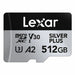 Mикро SD карта памет с адаптер Lexar LMSSIPL512G-BNANG 512