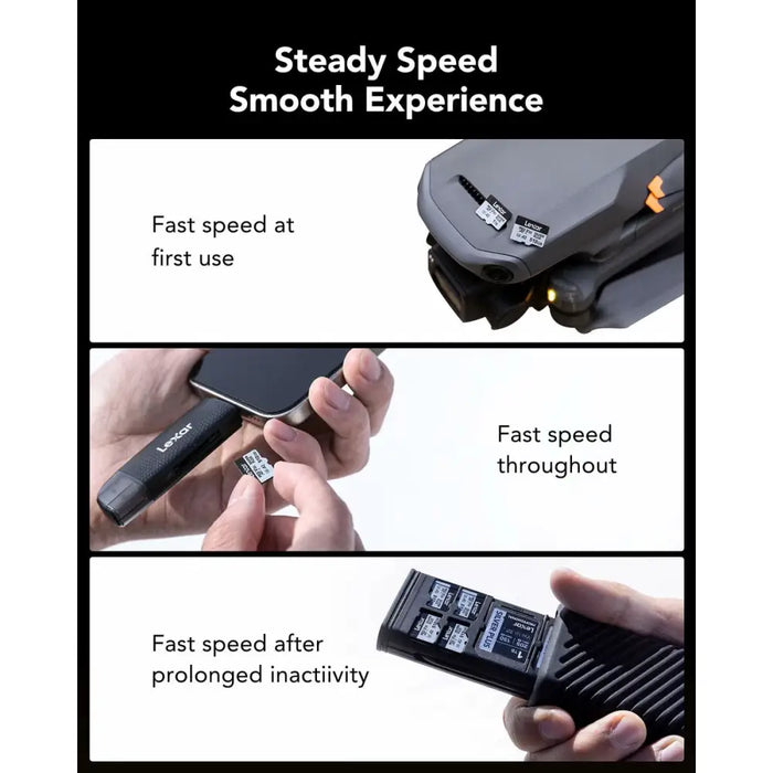 Mикро SD карта памет с адаптер Lexar LMSSIPL512G-BNANG 512