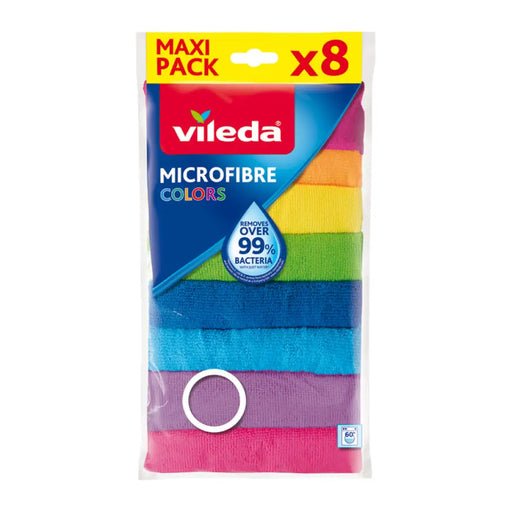 МИКРОФИБЪРНИ КЪРПИ 8 БРОЯ COLORS VILEDA