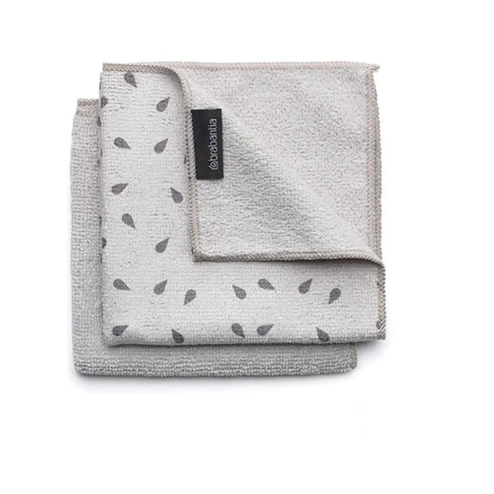 МИКРОФИБЪРНИ КЪРПИ 2 БРОЯ LIGHT GREY BRABANTIA SINKSIDE