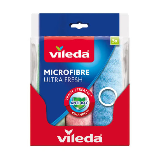 МИКРОФИБЪРНА КЪРПА 3 БР VILEDA ULTRA FRESH