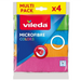 МИКРОФИБЪРНИ КЪРПИ 4 БРОЯ COLORS VILEDA