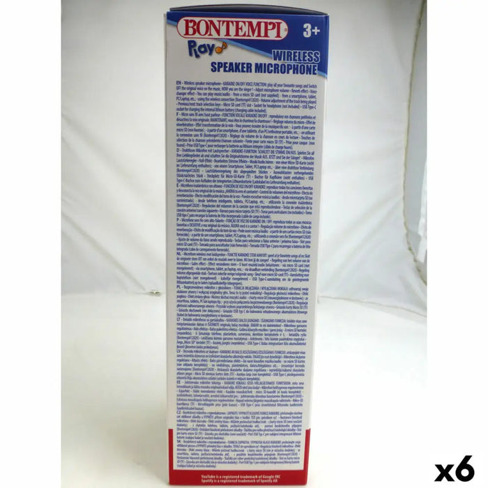 Mикрофон Караоке Bontempi 6 броя