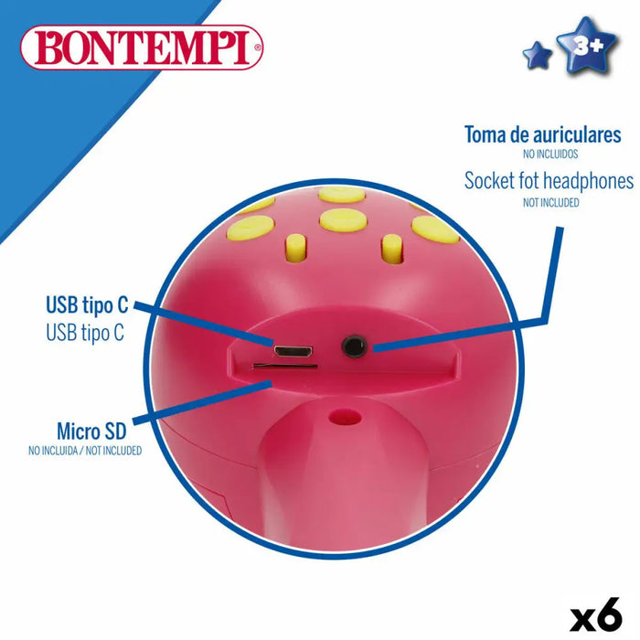 Mикрофон Караоке Bontempi 6 броя