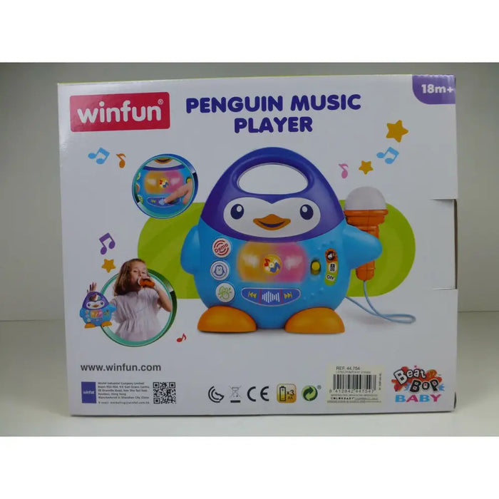 Mикрофон Караоке Winfun Пингвин 6 броя