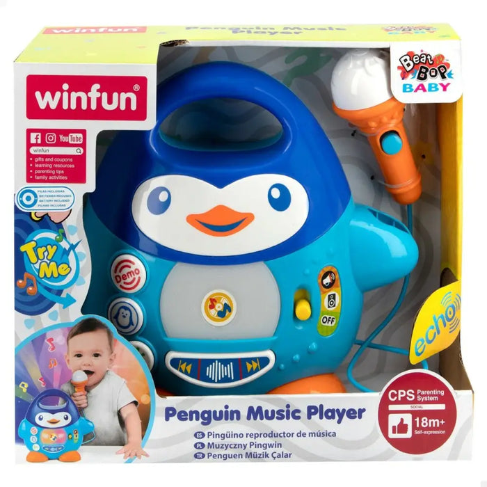 Mикрофон Караоке Winfun Пингвин 6 броя