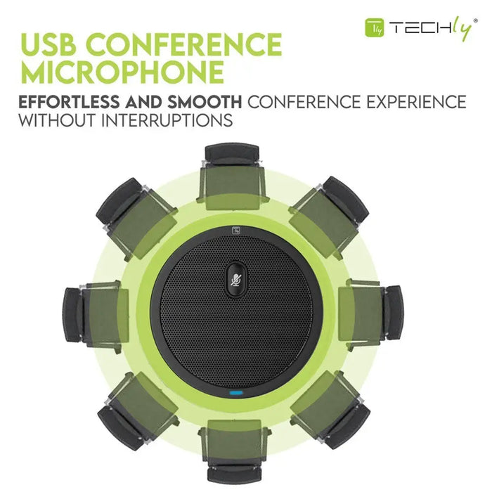 Микрофон Techly ICC SH-22 Черен Конферентен микрофон