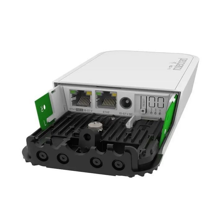 Mikrotik wAP R ac 867 Mbit/s бяло захранване през Ethernet