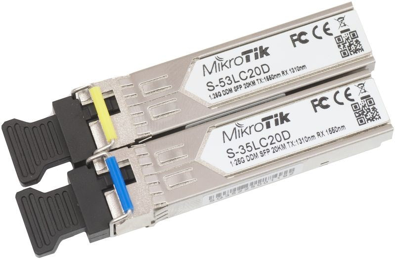Мрежов приемо-предавателен модул Mikrotik S-3553LC20D 1250 Mbit/s SFP