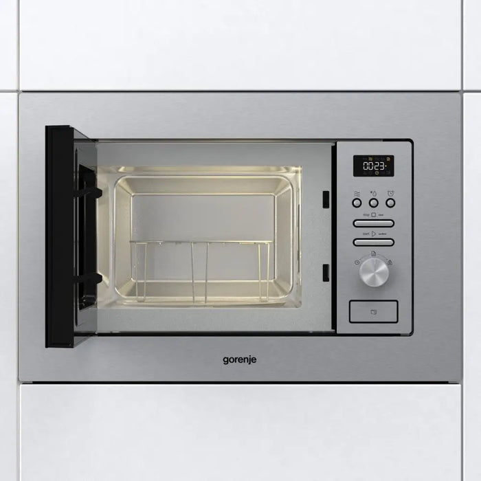 Микровълнова фурна Gorenje BMI201AG1X с грил Вградена 20 л