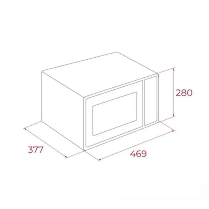 Микровълнова фурна TEKA MWE FS25 G WH бяла