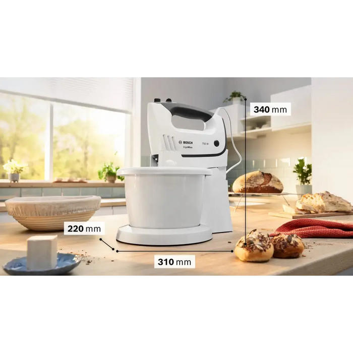 Миксер Bosch MFQ37490 Ръчен миксер 750 W Сив Бял