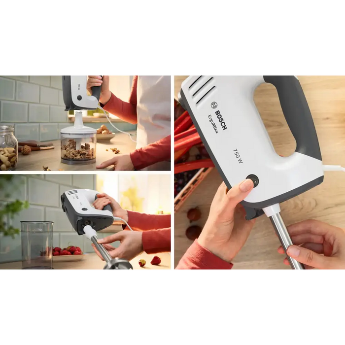 Миксер Bosch MFQ37490 Ръчен миксер 750 W Сив Бял