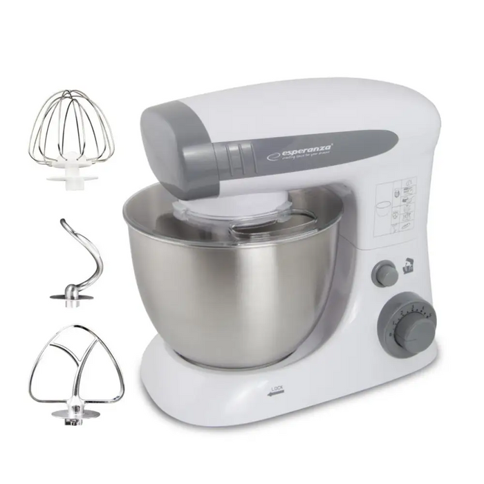Миксер Esperanza EKM024 Стоящ миксер 800 W Сив
