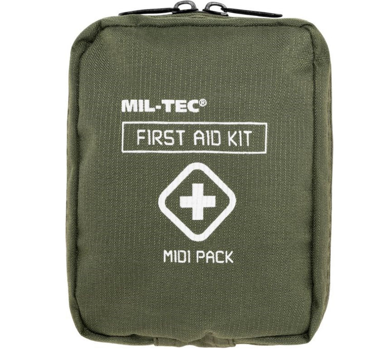 Аптечка Mil-Tec Комплект за първа помощ Midi Pack - Маслинено зелено