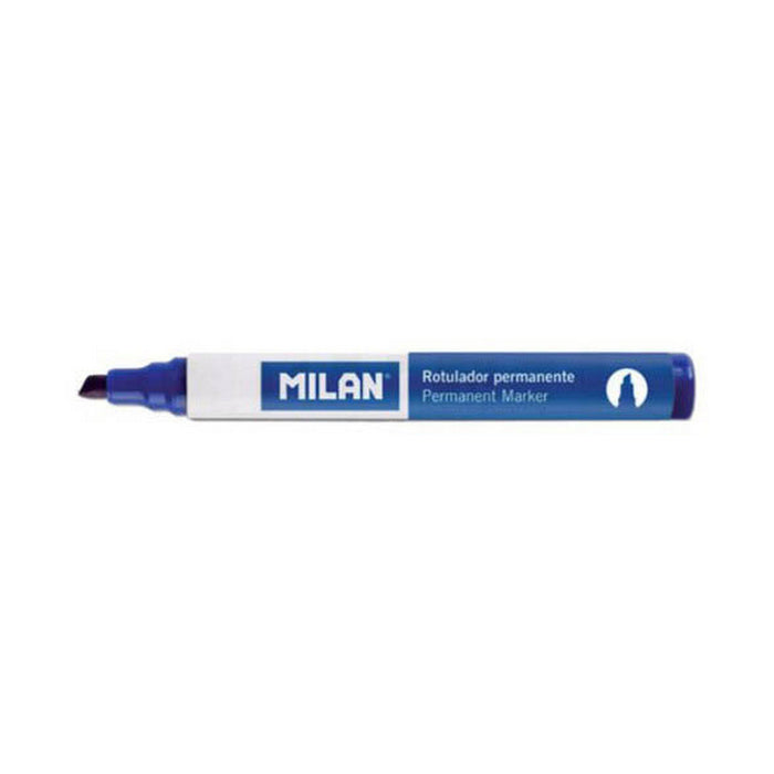 Перманентен флумастер Milan Син PVC 12 броя (Ø 4 mm)