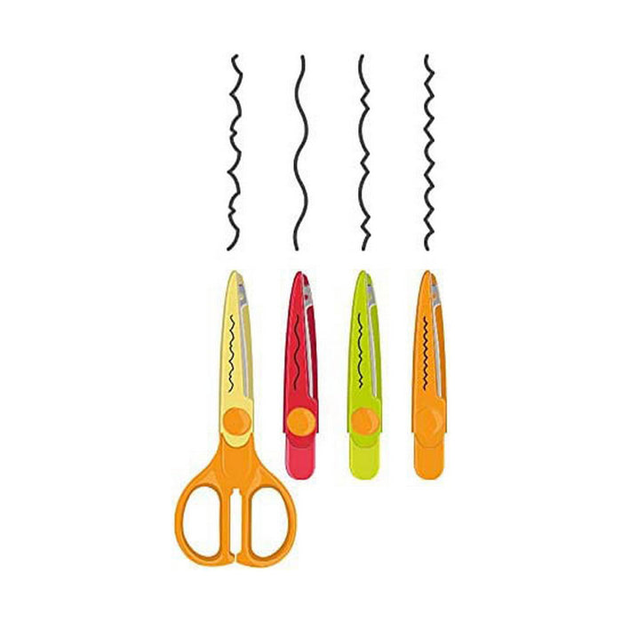 Ножици Milan zig-zag 16 cm